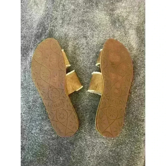 UGG Tan Suede Sandals - Picture 3 of 4